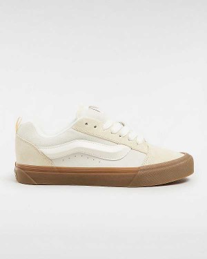 Beige Vans Knu Skool Men Sneakers | VN2435901