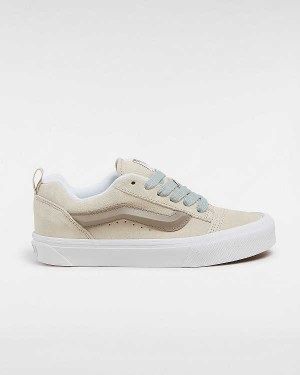 Beige Vans Knu Skool Women Sneakers | VN9015238