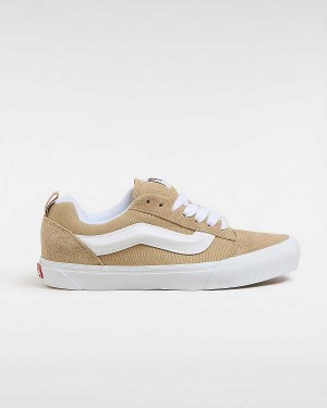 Beige Vans Knu Skool Women Sneakers | VN9310472