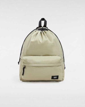 Beige Vans Old Skool Cinch Unisex Backpacks | VN5804219