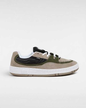 Beige Vans Speed LS Men Skate Shoes | VN7054196