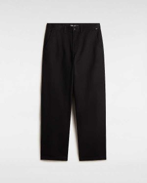 Black Vans Authentic Chino Baggy Men Pants | VN4380672