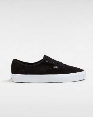 Black Vans Authentic Corduroy Women Sneakers | VN4815692