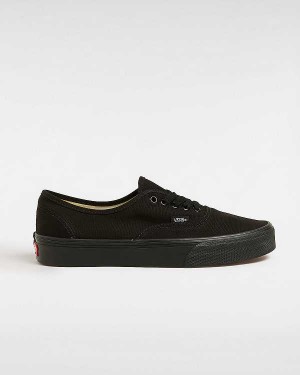 Black Vans Authentic Men Sneakers | VN0341925