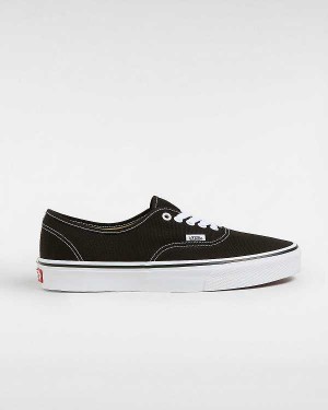 Black Vans Authentic Men Sneakers | VN9530678