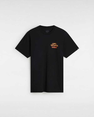 Black Vans Bouya Men T Shirts | VN0529648