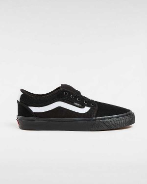 Black Vans Chukka Low Sidestripe Men Skate Shoes | VN2135896