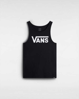 Black Vans Classic Men Tank Top | VN2940631