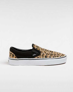 Black Vans Classic Women Slip On Shoes | VN3062491