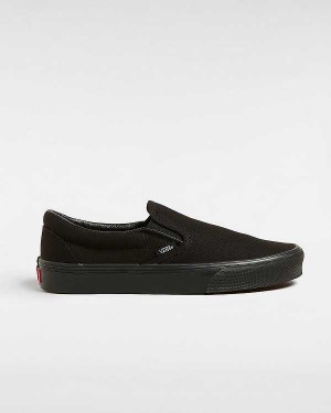 Black Vans Classic Women Slip On Shoes | VN6490758