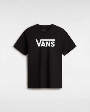 Black Vans Classic Women T Shirts | VN6128597