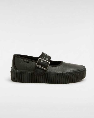 Black Vans Creeper Men Mary Janes | VN8349150