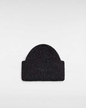 Black Vans Densmore Wide Cuff Unisex Beanie | VN3062857