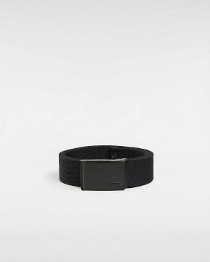 Black Vans Deppster Web Unisex Belts | VN1257498