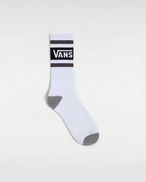 Black Vans Drop Crew (1 Pair) Unisex Socks | VN2816705