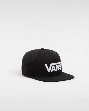 Black Vans Drop V Unisex Hats | VN0527316