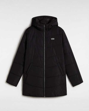 Black Vans Foundry Long MTE Women Jacket | VN6789310