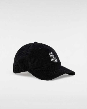 Black Vans Hosmer Curved Bill Unisex Hats | VN8934612