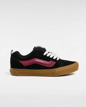 Black Vans Knu Skool Men Sneakers | VN6839410