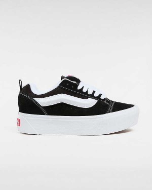 Black Vans Knu Stack Women Sneakers | VN8234657