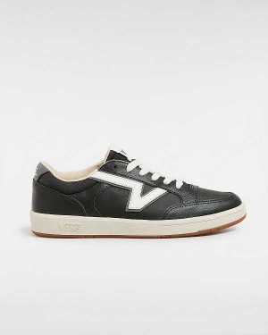 Black Vans Lowland ComfyCush Men Tennis Shoes | VN3965281