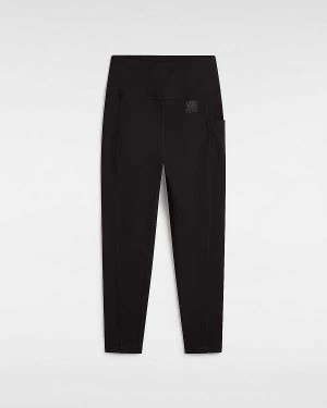 Black Vans MTE Crosspath Women Leggings | VN0562784