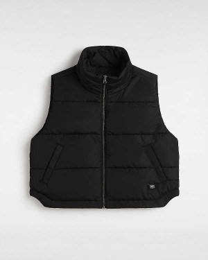 Black Vans MTE Foundry Women Vest | VN1379462