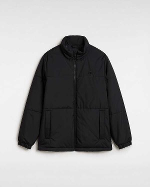 Black Vans MTE Norris Men Puffer Jacket | VN8642739