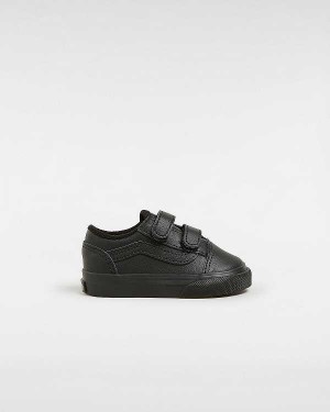 Black Vans Old Skool (1-4 Years) Kids' Sneakers | VN9850746