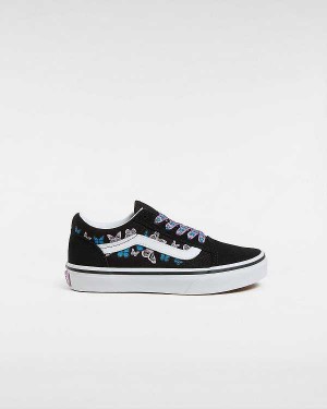 Black Vans Old Skool (4-8 Years) Kids' Sneakers | VN5862704