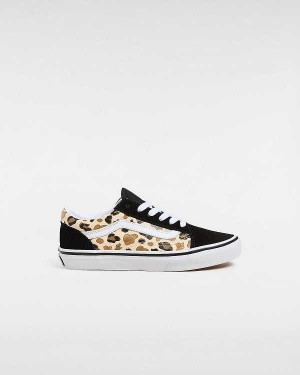 Black Vans Old Skool (8-14 Years) Kids' Sneakers | VN6142057