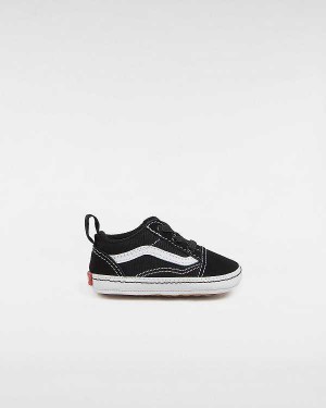 Black Vans Old Skool Crib (0-1 year) Kids' Sneakers | VN2574018