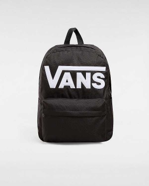 Black Vans Old Skool Drop V Unisex Backpacks | VN8253694