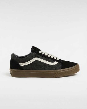 Black Vans Old Skool Men Sneakers | VN1329547