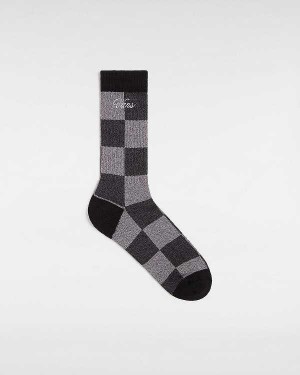 Black Vans Original Crew (1 Pair) Unisex Socks | VN0174862