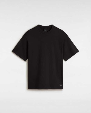 Black Vans Original Standards Men T Shirts | VN5246980