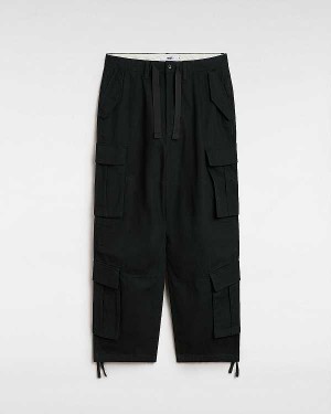 Black Vans Premium Baggy Cargo Men Pants | VN7523069