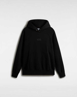 Black Vans Premium Logo Men Hoodie | VN3164729