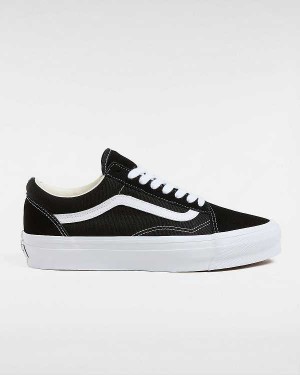 Black Vans Premium Old Skool 36 Men Skate Shoes | VN3106478