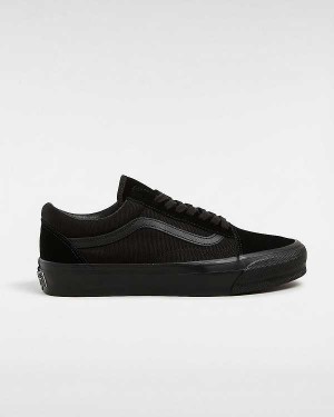 Black Vans Premium Old Skool Men Skate Shoes | VN3785620