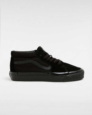 Black Vans Premium Sk8-Mid 83 Men Sneakers | VN2135906