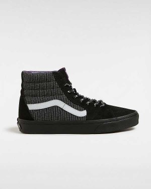 Black Vans Sk8-Hi Men Skate Shoes | VN6731408