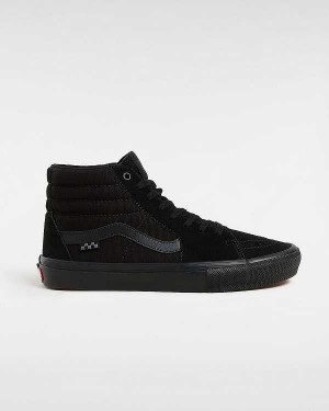 Black Vans Sk8-Hi Men Skate Shoes | VN9510437