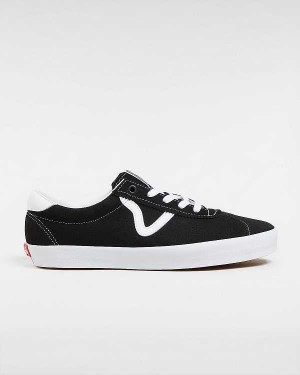 Black Vans Sport Low Men Sneakers | VN7215348