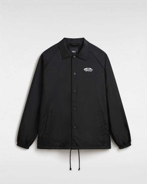 Black Vans Torrey Men Jacket | VN5348176