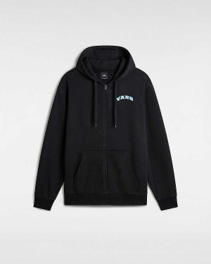 Black Vans True Waves Men Hoodie | VN0273864