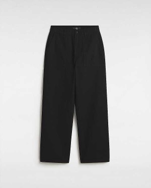 Black Vans Union Relaxed Carpenter Women Pants | VN2568910