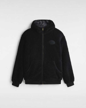 Black Vans Whittle Men Jacket | VN8795620