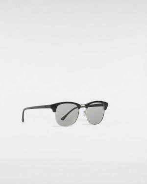 Black / Grey Vans Dunville Unisex Sunglasses | VN9725180