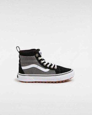 Black / Grey Vans MTE Sk8-Hi (4-8 Years) Kids' Sneakers | VN2678041